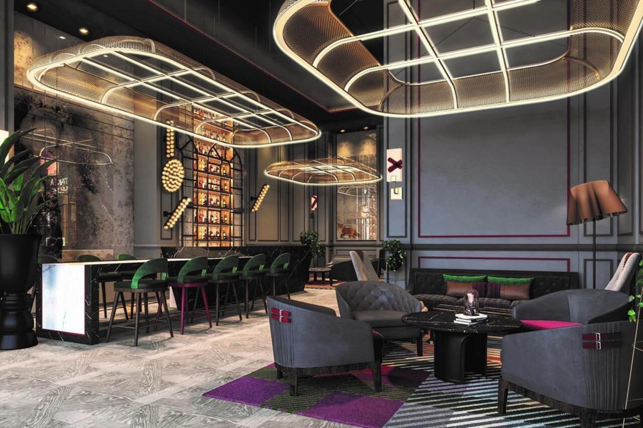 Address Dubai Mall Esterno foto The interior of the bar