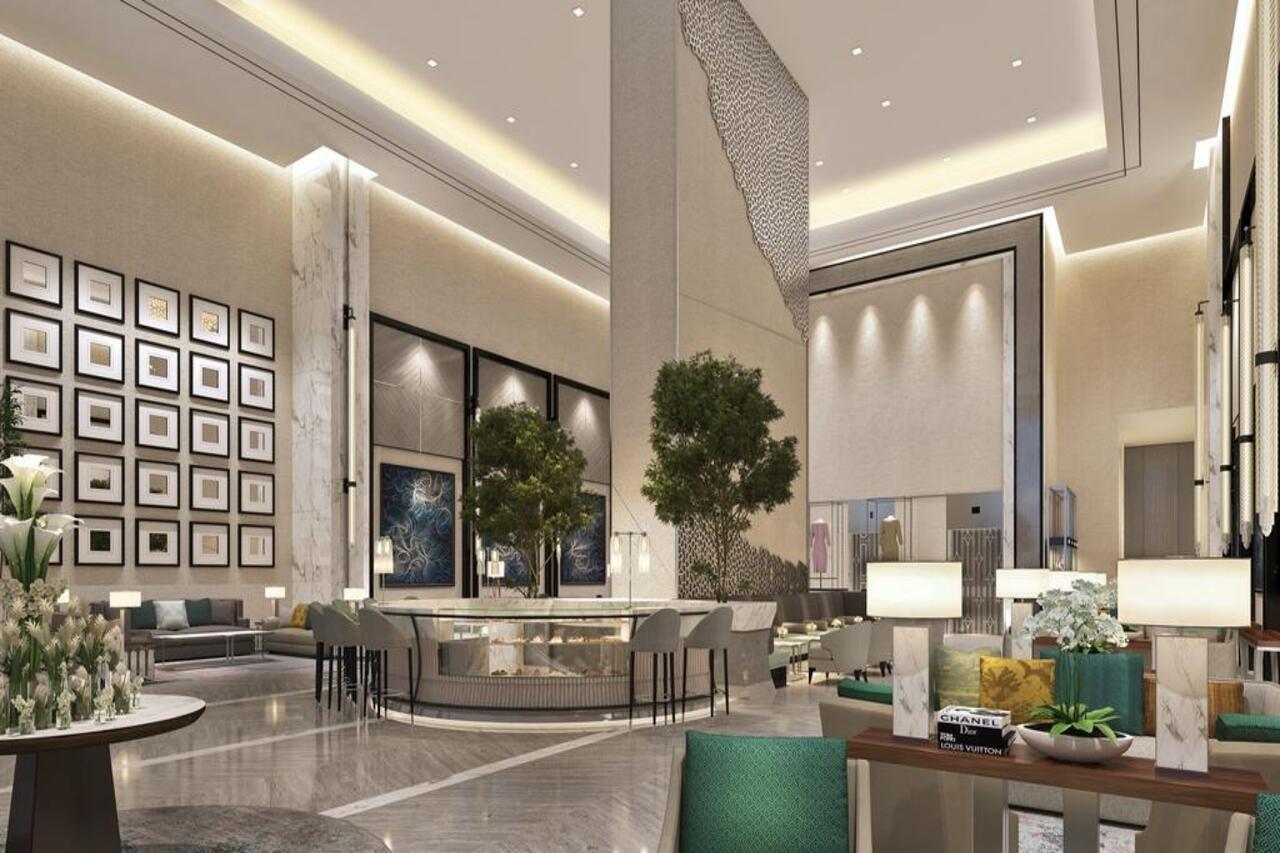 Address Dubai Mall Esterno foto The lobby of the hotel