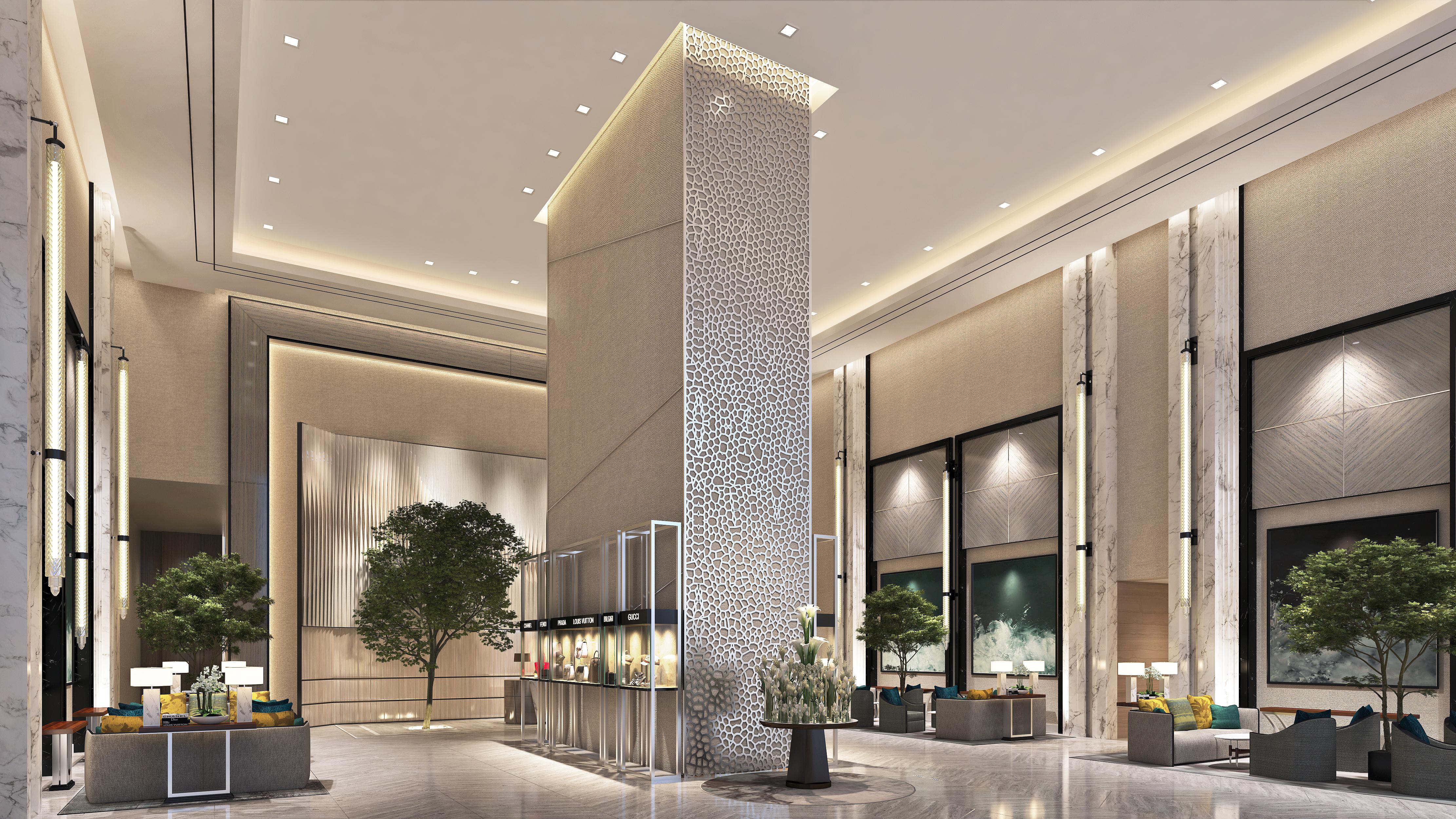 Address Dubai Mall Esterno foto The lobby of the hotel