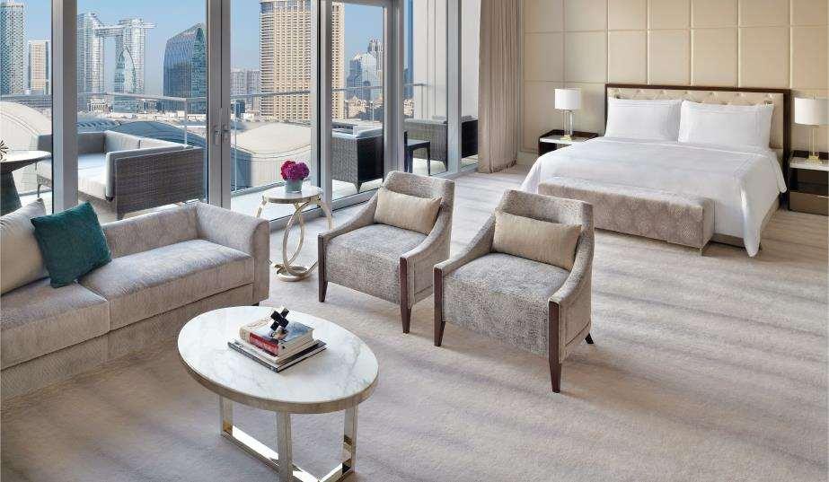 Address Dubai Mall Camera foto A suite at the Ritz-Carlton, DIFC