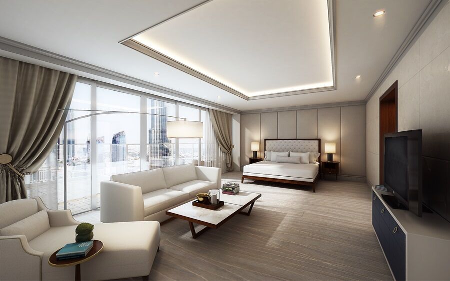 Address Dubai Mall Esterno foto A bedroom