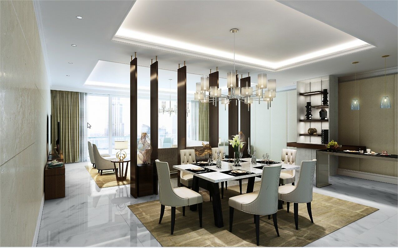 Address Dubai Mall Esterno foto A dining room