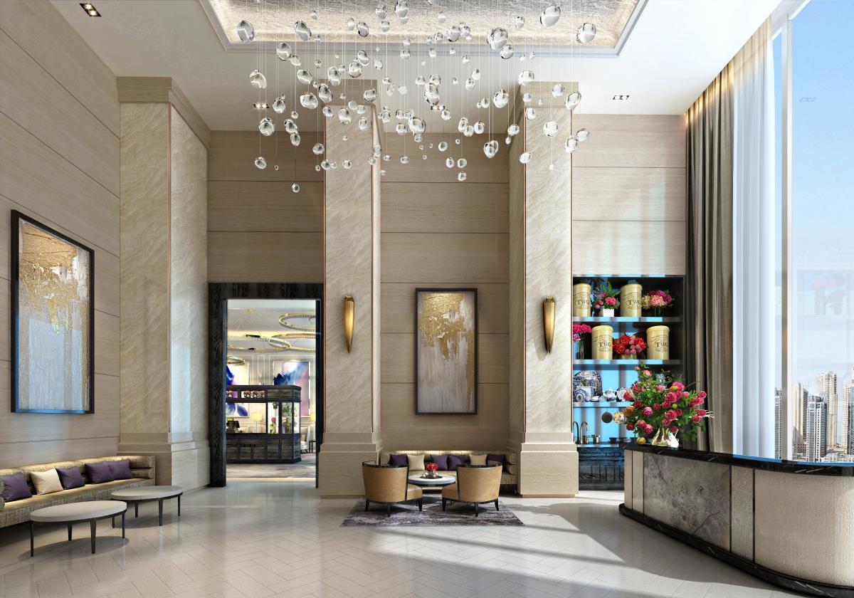Address Dubai Mall Esterno foto The lobby